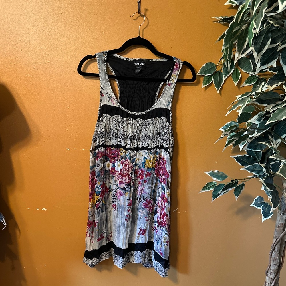 Floral Mini Dress/Tunic